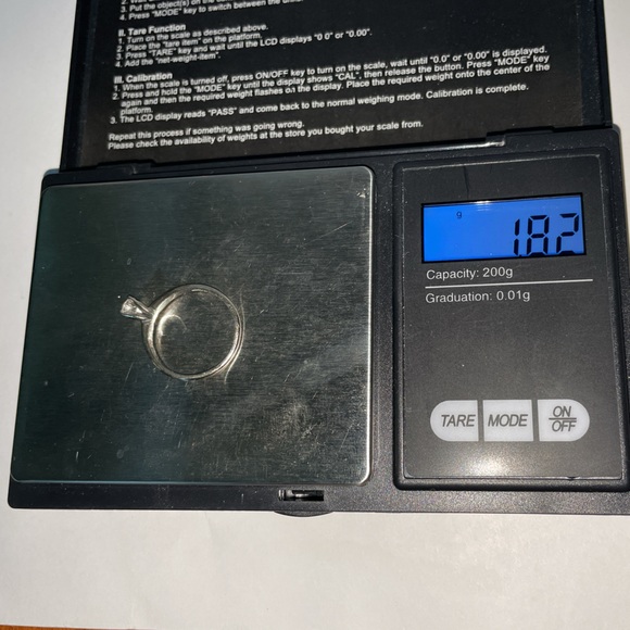 Solid 14K White Gold Natural Round Cut 1/4CT Diamond Solitaire Ring Vintage - Picture 15 of 17